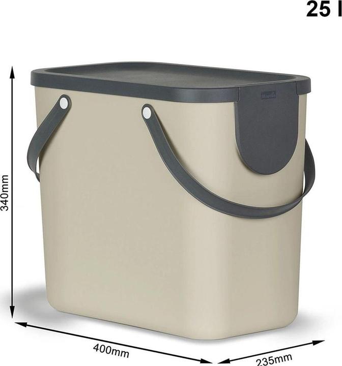Image du produit Rotho Bac de recyclage Albula 126 l, Multicolore (74.30 l)