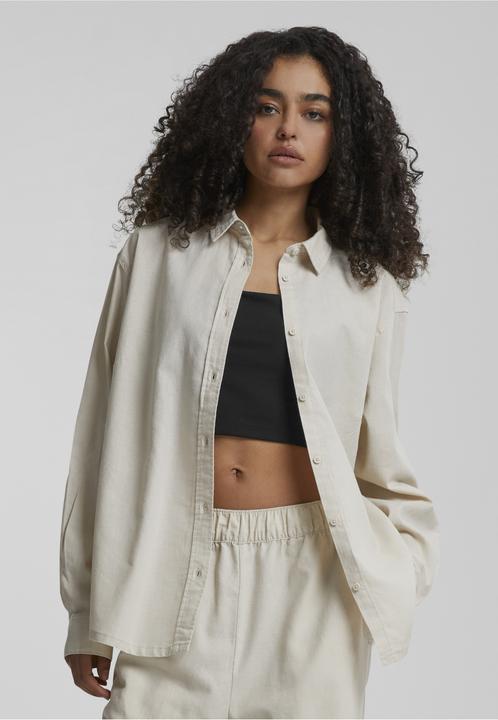 Immagine prodotto Urban Classics Camicia oversize da donna in misto lino - 165597 (L)