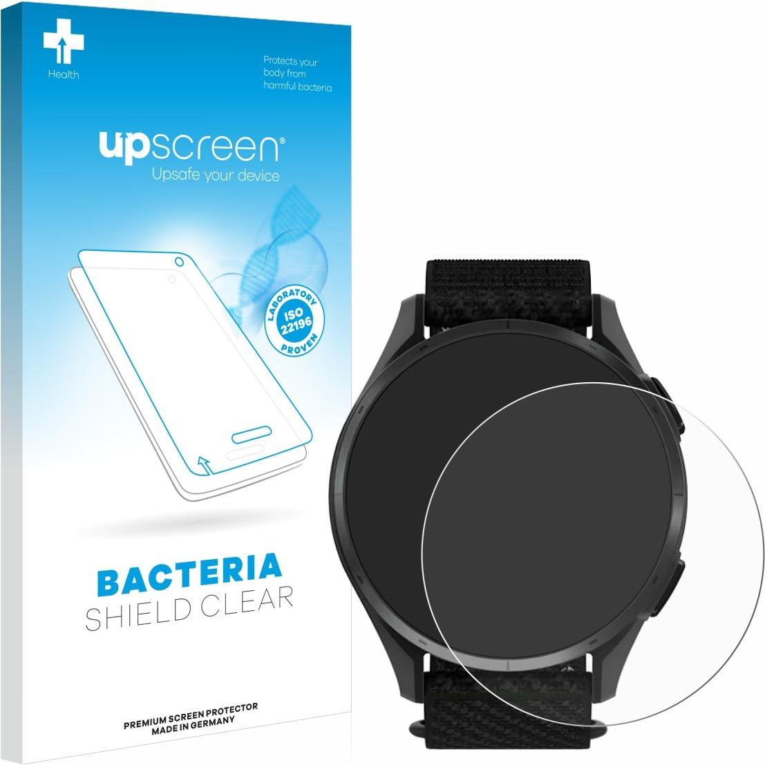 upscreen Schutzfolie Displayschutz Displayschutzfolie Folie Klar antibakteriell, Smartwatch Schutzfolie, Transparent