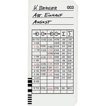 Thumbnail - Bürk, Stempel, Stempelkarten