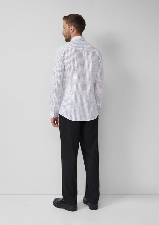 Immagine prodotto s.Oliver Hemd Tailored Fit: Langarmhemd mit All-over-Print (44)