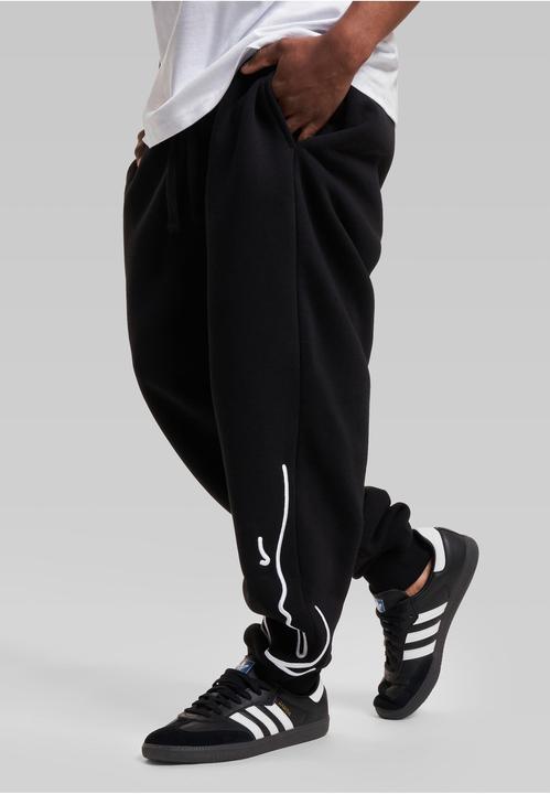 Actual product image Urban Classics KKMQ12007 Signature Sweatpants black - 16005 (M)