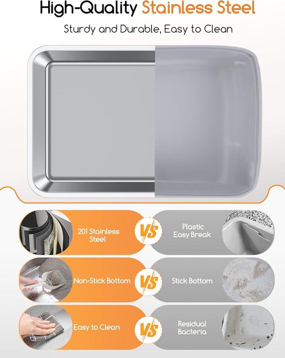 Produktbild Meowant Cassa per Lettiera per Gatti in Acciaio Inossidabile