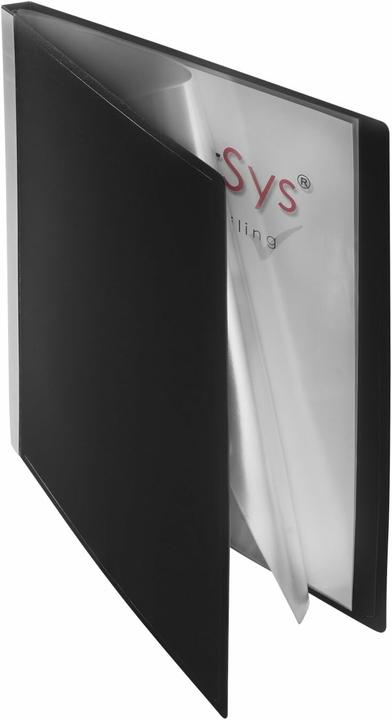 Produktbild Foldersys Sichtbuch DIN A4, 10 Hüllen schwarz (A4, 1x)