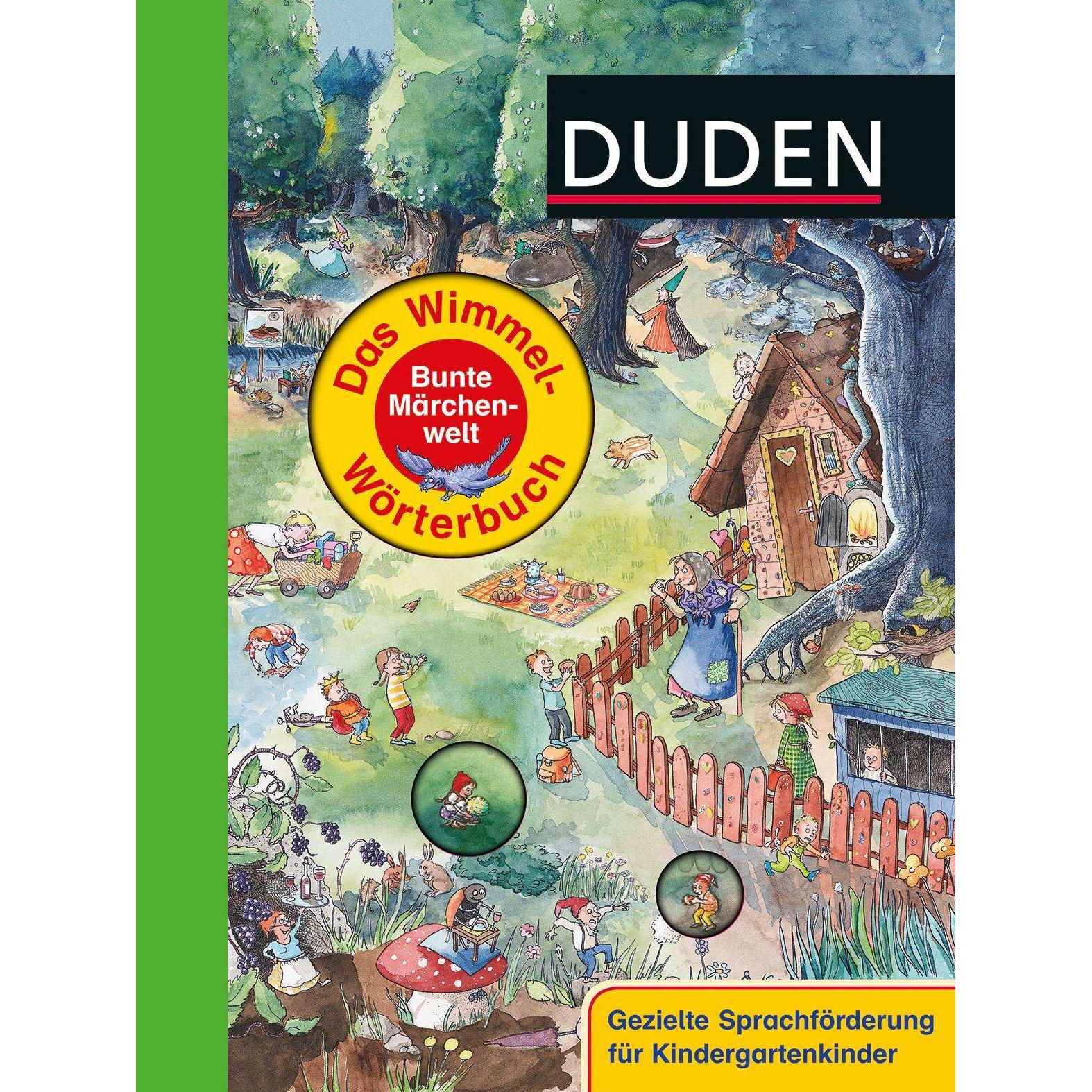 Duden - Das Wimmel-Wörterbuch - Bunte Märchenwelt, Libro per bambini di Stefanie Scharnberg