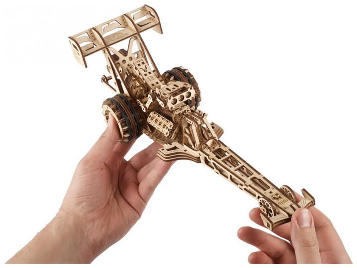Actual product image Ugears 70174 - Dragster, 321 components
