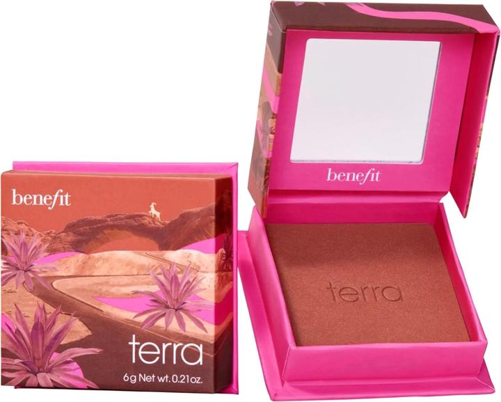 Actual product image BeneFit Cosmetics BENEFIT Wanderful World Blushes Terra Powder Blusher róż w pudrze Golden Brick-Red 6g (Golden Brick-Red)