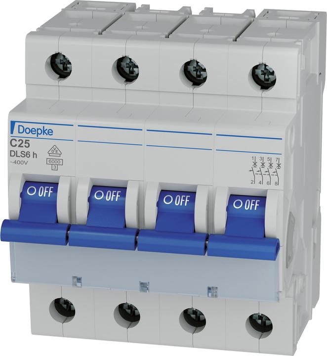 Actual product image Doepke DLS 6H C25-4 6KA