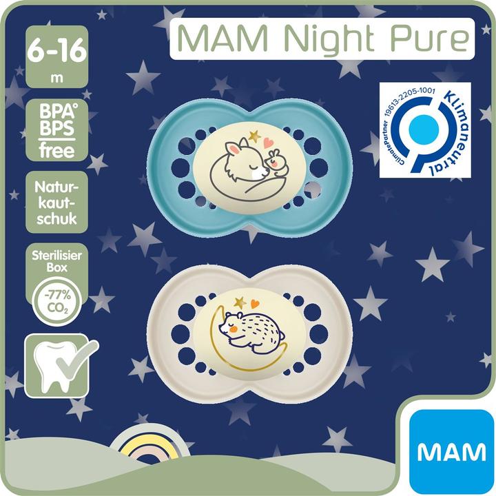 Actual product image MAM Original Night (2x, 6 - 16 Months)
