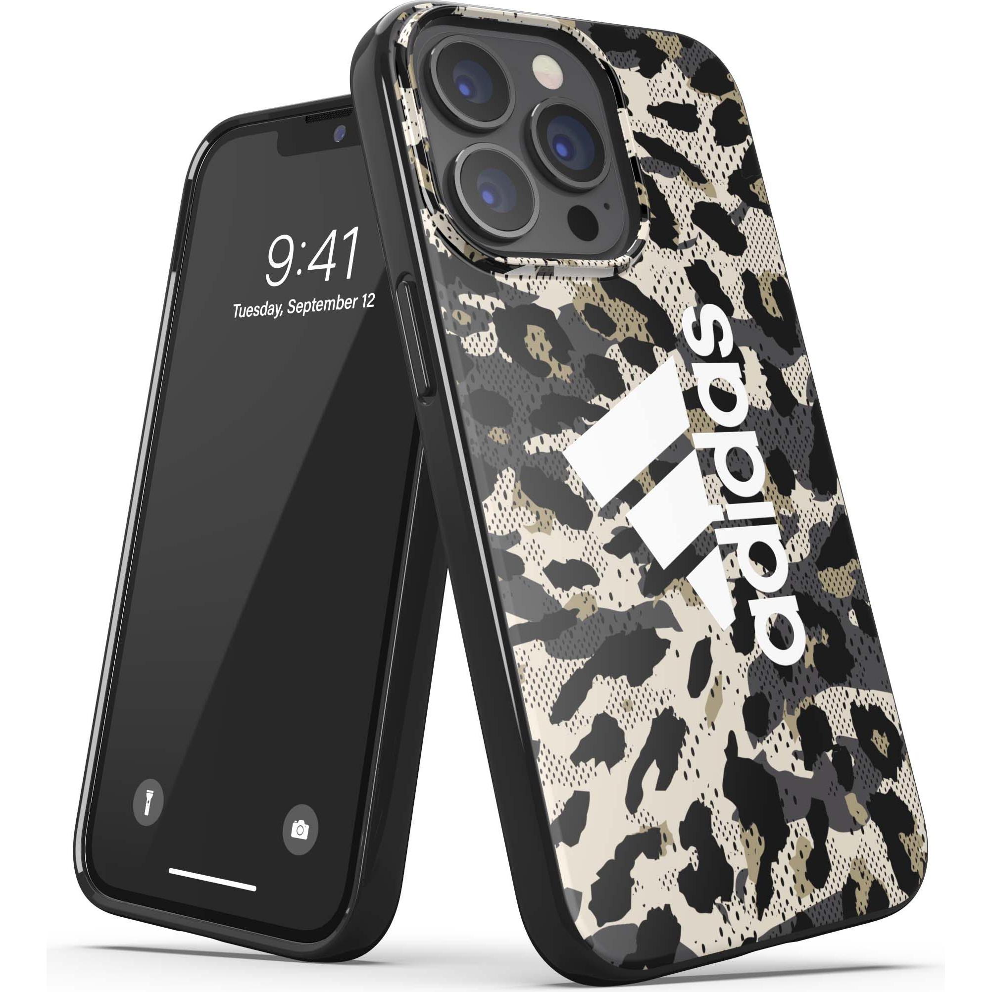 adidas SP Snap Case Leopard Series (Apple iPhone 13 Pro, Apple iPhone 13), Smartphone Hülle, Mehrfarbig