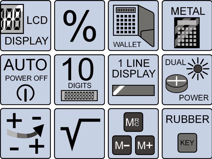 Produktbild Olympia LCD 1110 (Solarzellen, Batterien)