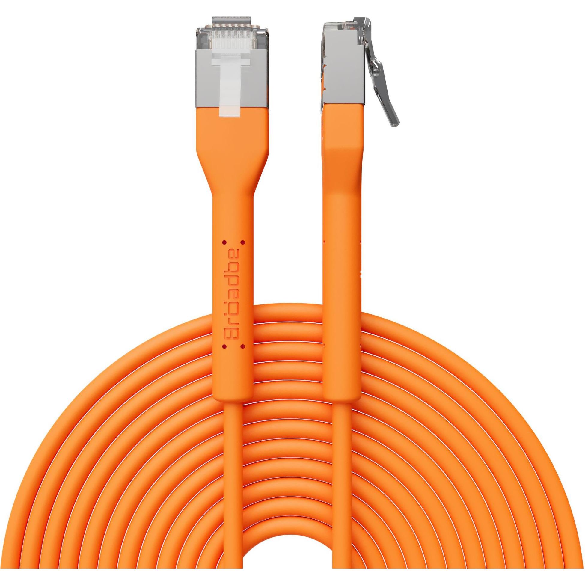 Broadbe Slim Patch Cable 10G Orange 5m Cable-Patch-Cat6A-OR-5M-Slim (CAT6a, 5 m), Cavo di rete