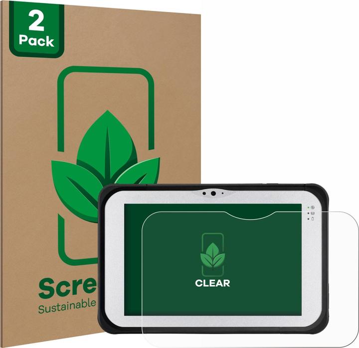 Actual product image ScreenLeaf Protective film sustainable screen protector screen protector film clear transparent (2 Piece, Toughpad FZ-M1)