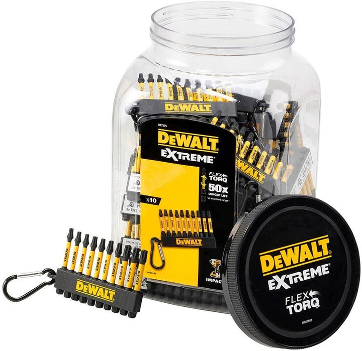 Produktbild DeWalt Flextorq Bit-Set 10-Tlg. Ph/Pz 57 mm Schlüsselanhänger