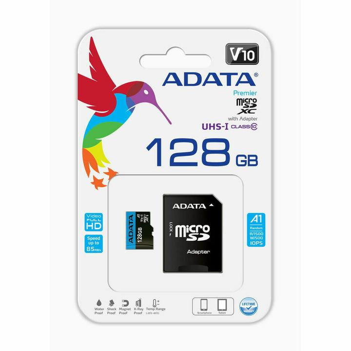 Energie-Label Adata Premier (128 GB, microSDXC, U1, UHS-I)