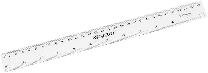 Immagine prodotto Westcott Righello di plastica (30 cm, Materiale sintetico)