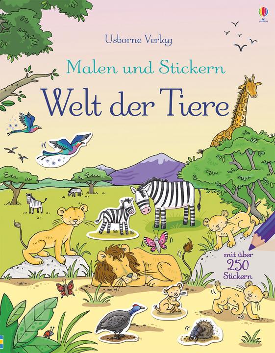 Produktbild Malen und Stickern: Welt der Tiere