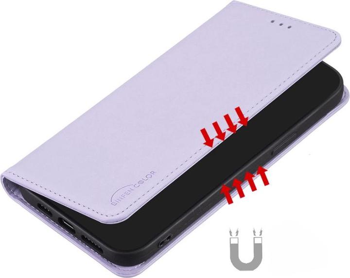 Actual product image Binfen Color Honor Magic6 Lite - BINFEN Flip Case cover purple (Honor Magic6 Lite)