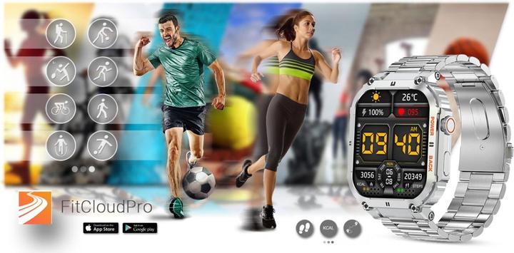Produktbild Gravity SMARTWATCH MĘSKI GT6-7 - WYKONYWANIE POŁĄCZEŃ, MONITOR SNU (sg020g)