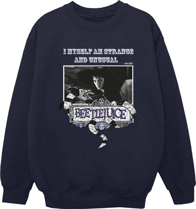 Produktbild Beetlejuice I Myself Am Strange And Unusual Sweatshirt (3XL)