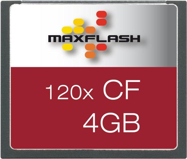 Actual product image MaxFlash CF Card 4GB, 120x (4 GB, CF, UHS-I)