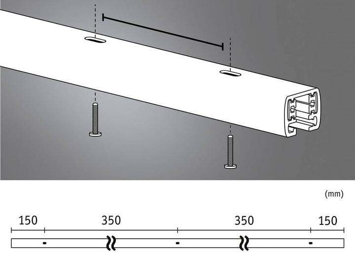 Actual product image Paulmann URail rail