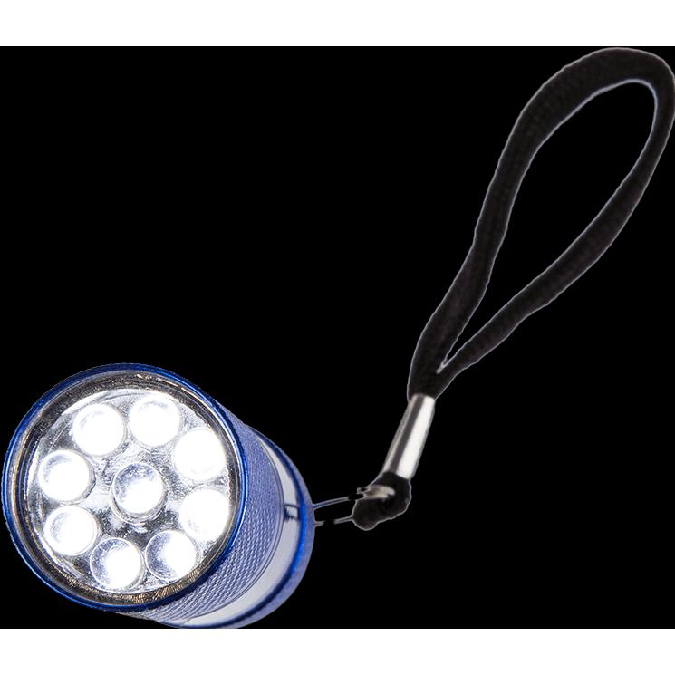 Thumbnail - Out of the blue, Schlüsselanhänger, Taschenlampe 9 LED sort., Mehrfarbig