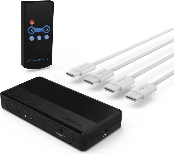 Immagine prodotto Hama Interruttore HDMI 3x1