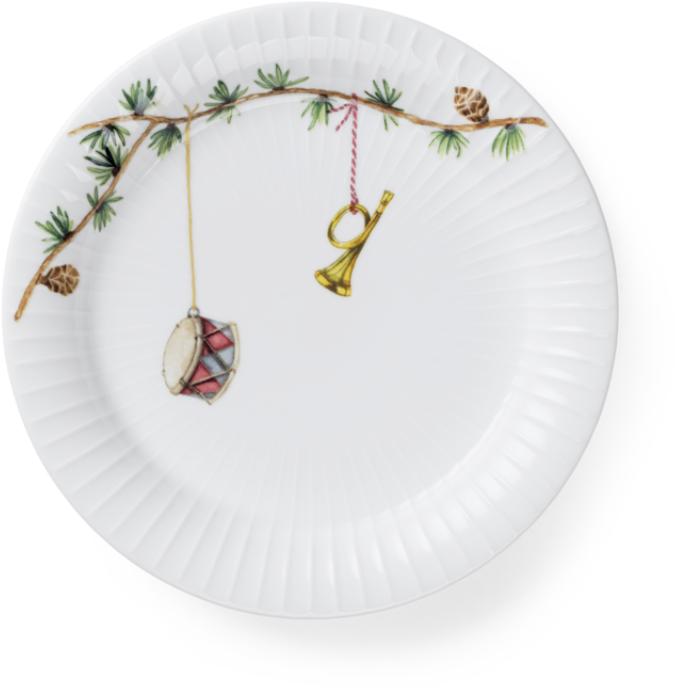 Actual product image Kähler Hammershoi Jul Christmas Plate (1 x, 19 cm)