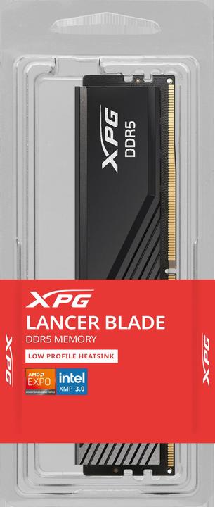 Produktbild Adata DIMM 16 GB DDR5-6000 (1x 16 GB) (schwarz, AX5U6000C4816G-SLABBK, XPG Lancer Blade) (1 x 16GB, DDR5-RAM, DIMM)