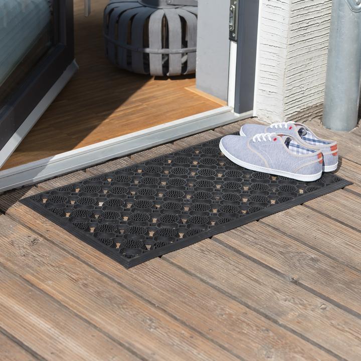 Produktbild Relaxdays Fussabtreter Gummi (75 x 45 x 0.5 cm)