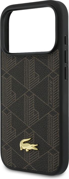 Produktbild Lacoste Case + Wallet Set PVC Blend MagSafe for iPhone 17 Pro Max brown (Apple iPhone 17 Pro Max)