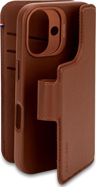 Productafbeelding Decoded Leren afneembare portemonnee - Tan - iPhone 16 (Apple iPhone 16)