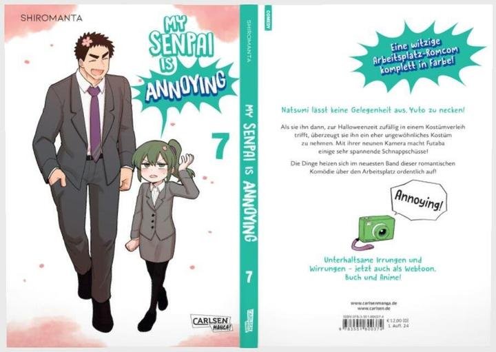 Immagine prodotto My Senpai is Annoying 7 (Tedesco, Shiromanta, 2024)