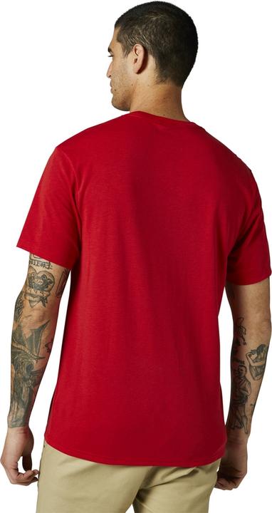 Actual product image Fox Tee 22 Rkane Head Ss Tech Red S (S)