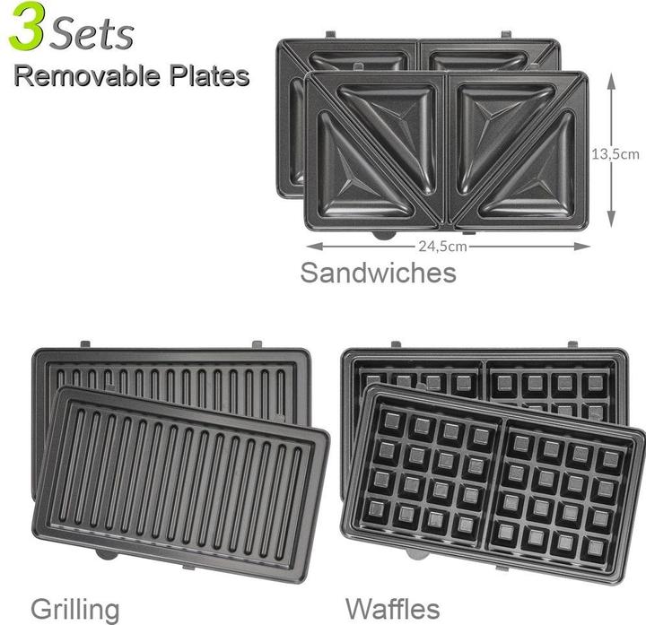 Image du produit Monzana Machine à sandwichs