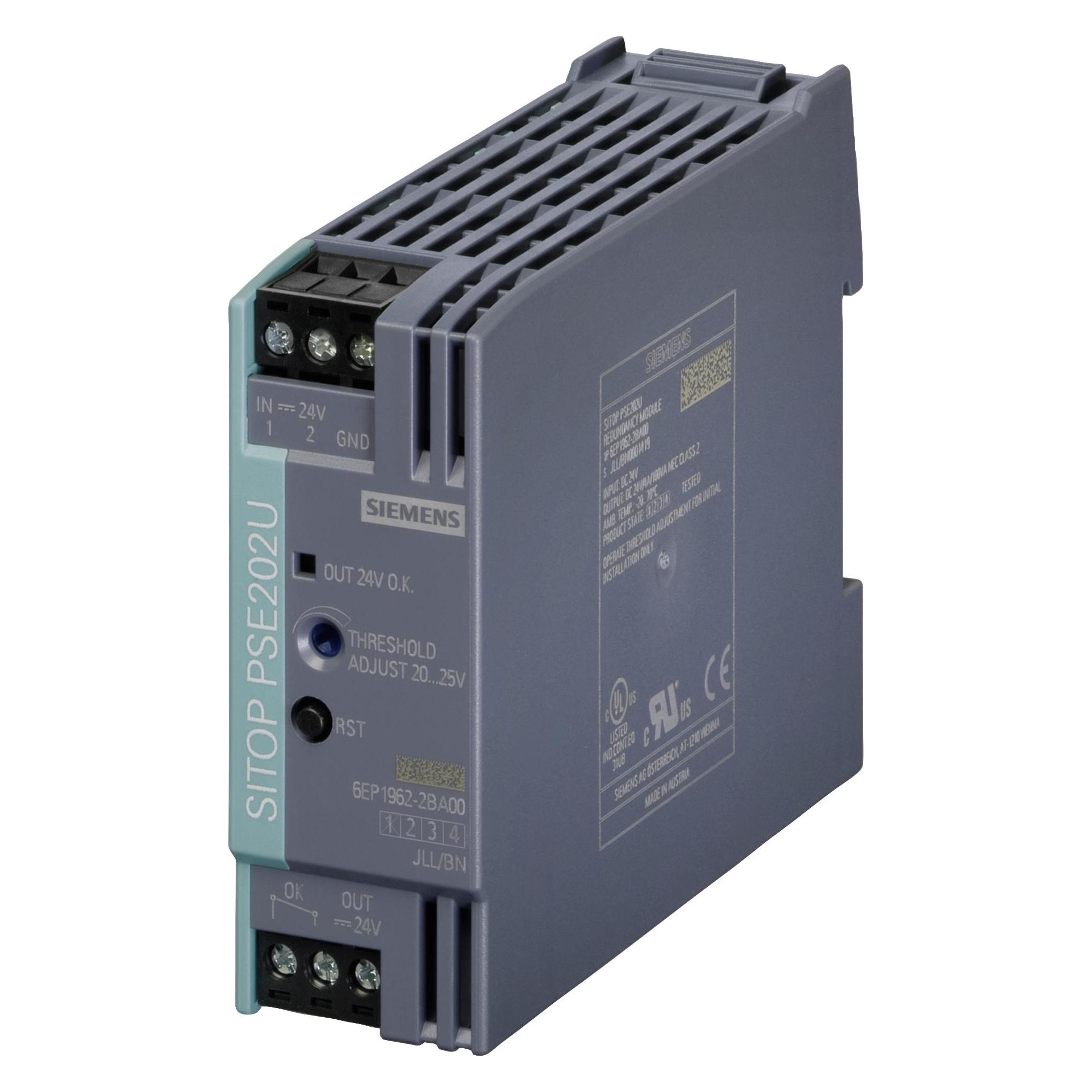 Siemens, Mobiele stroomverdelers, Top-hat rail redundantie module (D