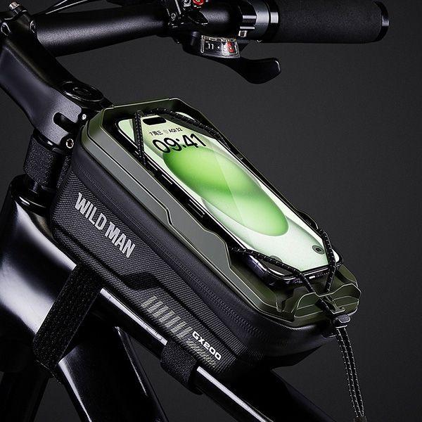 Produktbild Wildman Etui/sakwa na ramę roweru GX200 uchwyt rowerowy zielona/green