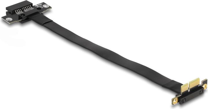Actual product image Delock Riser card PCI Express x1 plug 90° angled to x1 slot with cable 30 cm