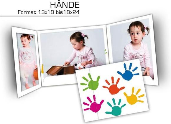 Produktbild Daiber 1x25 Hände 13x18 Kinder Portraitmappen (13 x 18 cm)