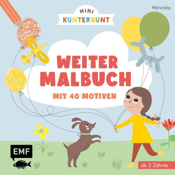 Produktbild Mini Kunterbunt – Mein erstes Weitermalbuch für Kinder ab 2 Jahren