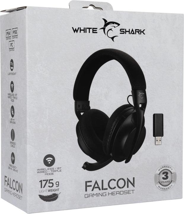 Produktbild White Shark Shark WGH-2441 Falcon Black (Kabelgebunden, Kabellos)
