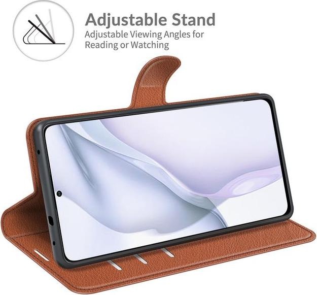 Produktbild MU Classic Litchi Leder Bookcover Series (Huawei P50)