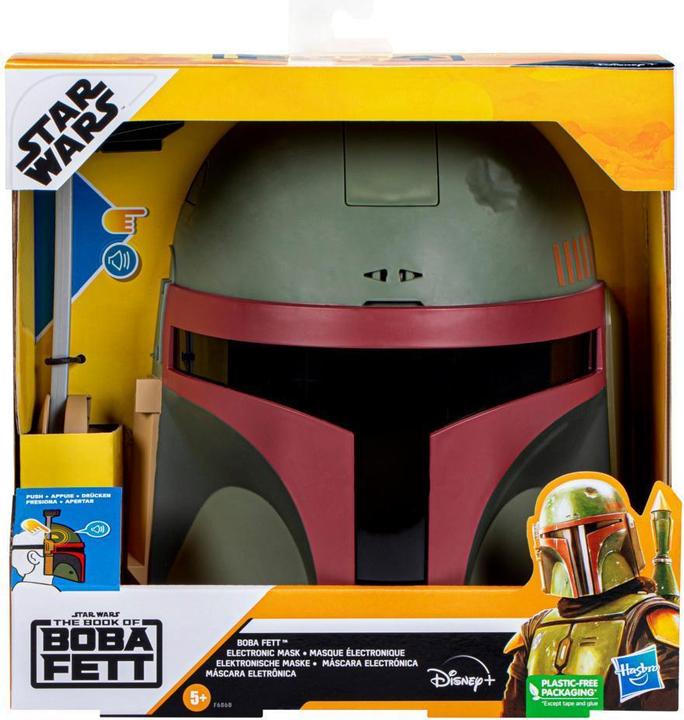 Produktbild Hasbro elektronische Boba Fett Maske, Star Wars Kostüm für Kinder, Star Wars Spielzeug für Jungen