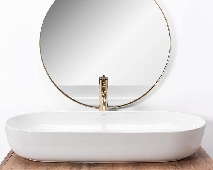 Actual product image Rea Counter-top washbasin Cleo 81 (400 mm, 800 mm)
