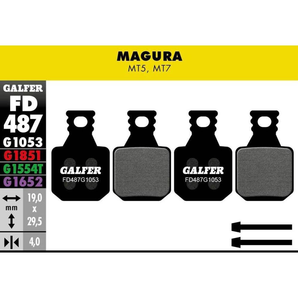 Galfer Bike, Bremsbeläge, (Magura, Semi-Metallisch)
