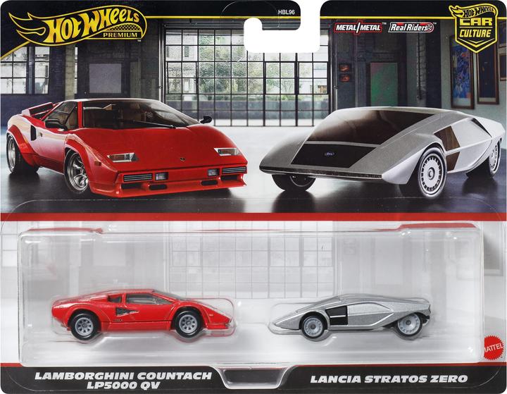 Actual product image Hot Wheels 2-Pack - Lancia/Lambo