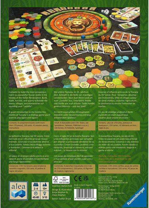 Produktbild Ravensburger The Castles of Tuscany (Deutsch, Französisch, Englisch)