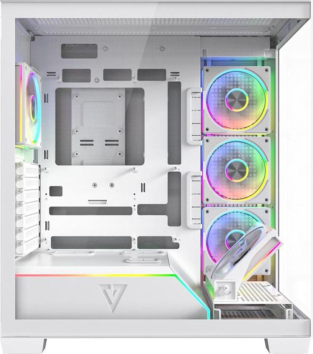 Image du produit Modecom Obudowa Volcano Stellar Plus Argb Midi 5f White (ATX, mATX, Mini-ITX)