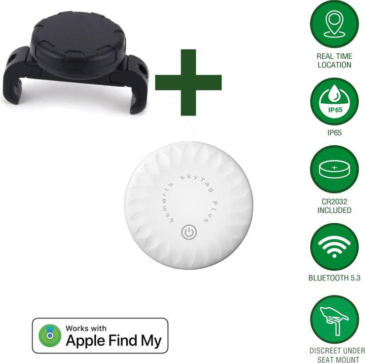 Image du produit 4smarts Schlüsselfinder SkyTag Schwarz/Weiss (iOS)